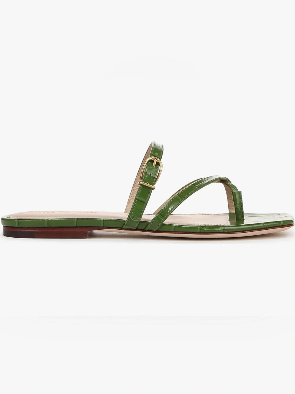 Veronica Beard Marthe Strappy Sandal in Lemongrass - Picture 4 of 9